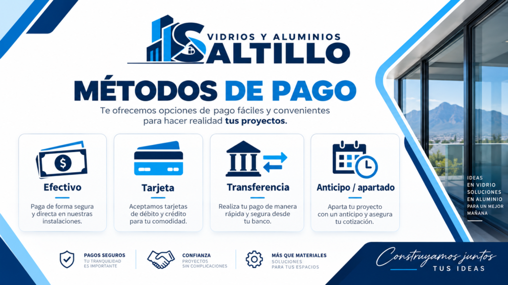 precio de cancelería de aluminio en saltillo